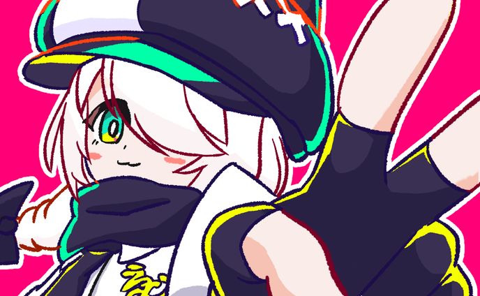 VRCで普段使用してるアバターのイラスト