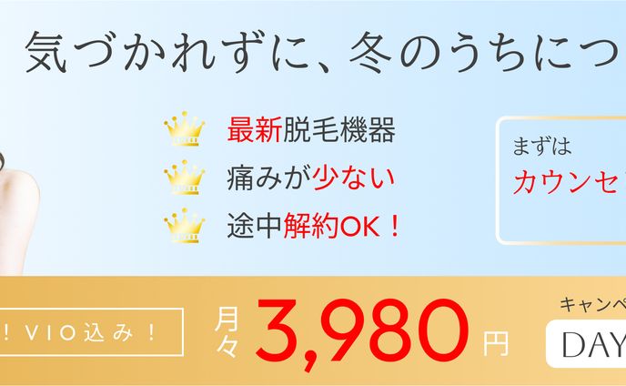 脱毛サロン電車広告
