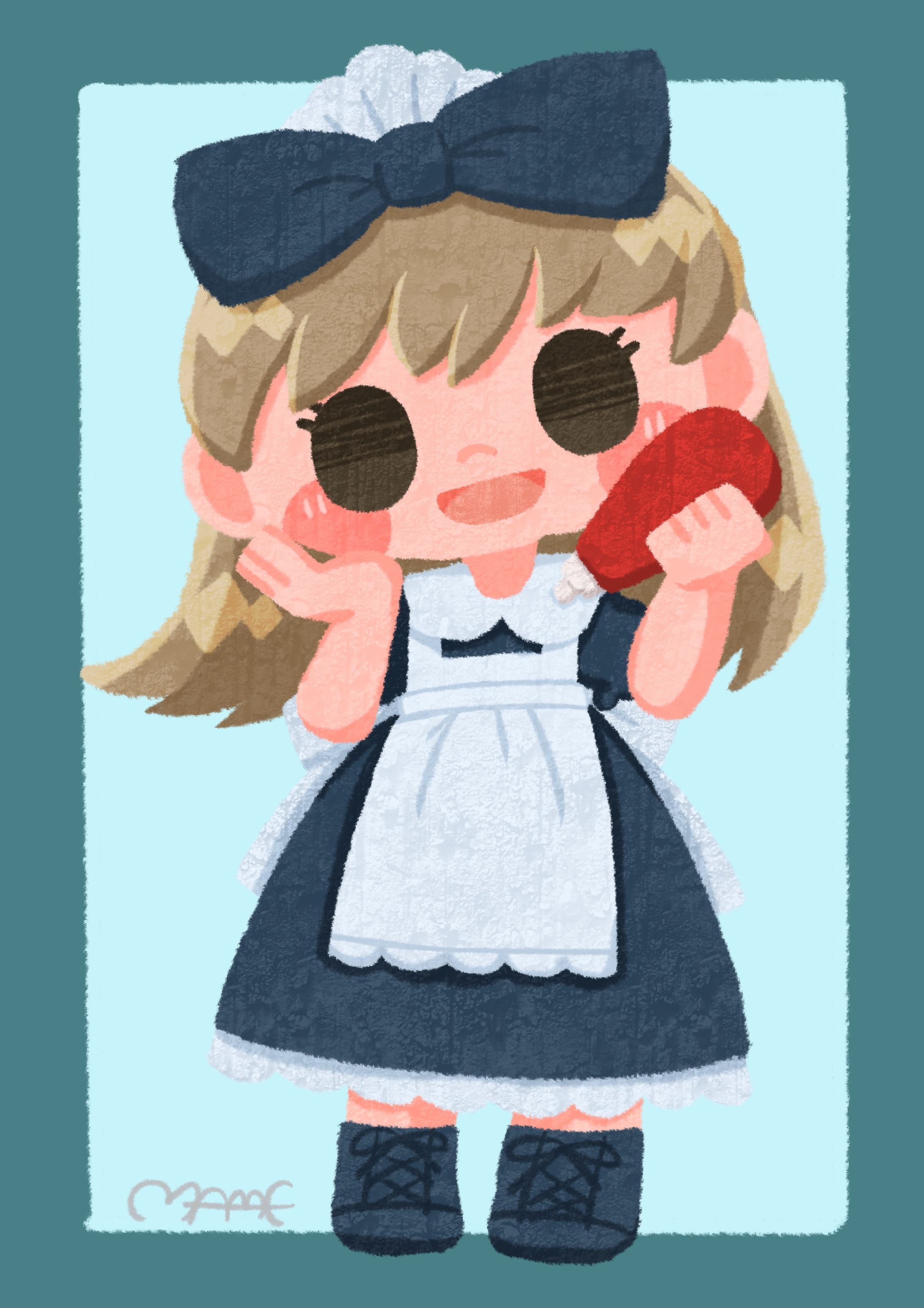 明るいメイド-1