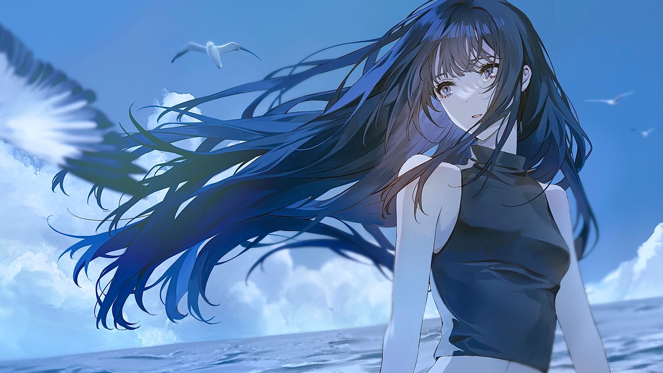 PARUXU様 - 「 初夏の残像、あるいは真夏の亡霊 / feat.Mai」動画イラスト-1