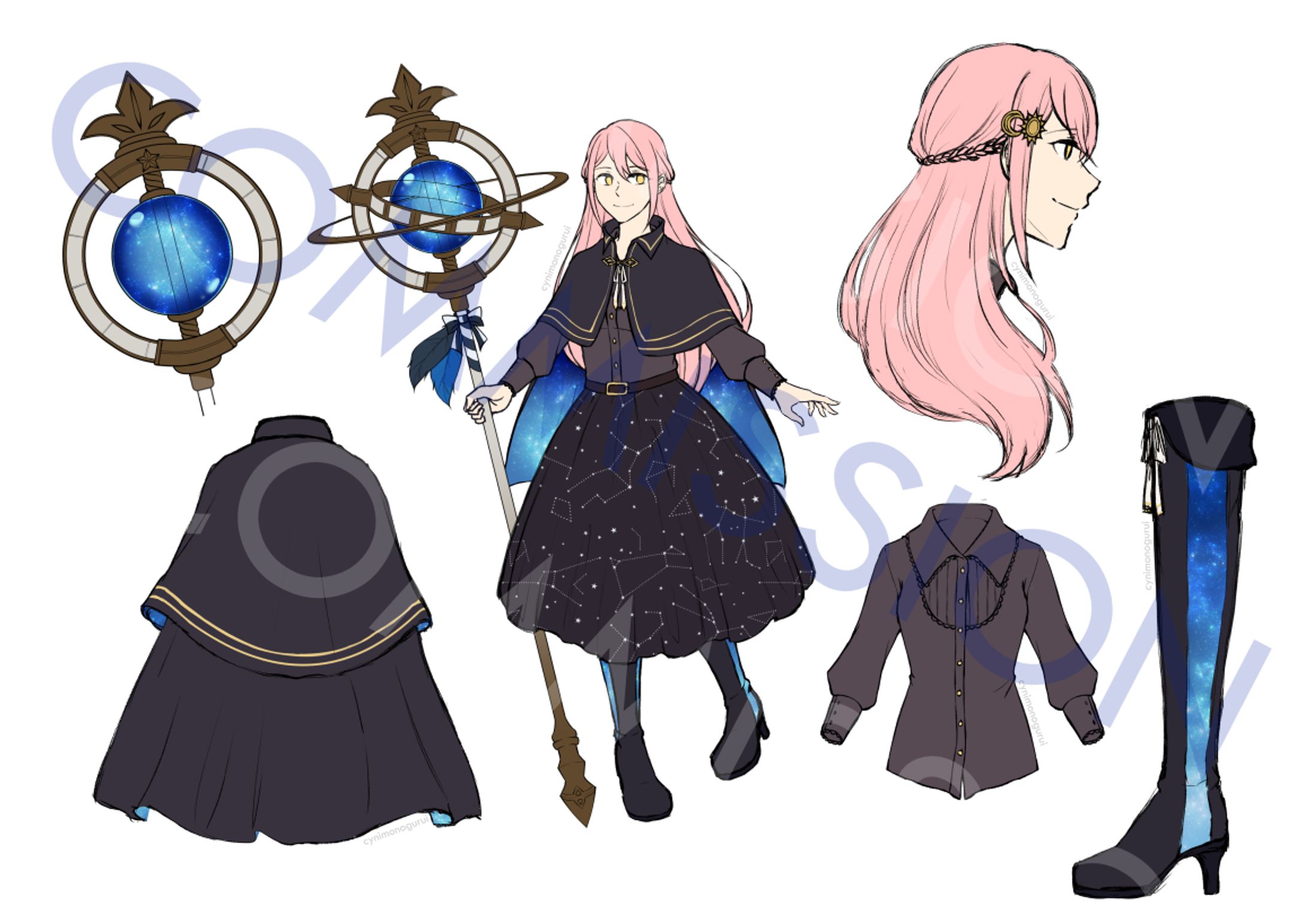[Commission] Otome Protagonist-1