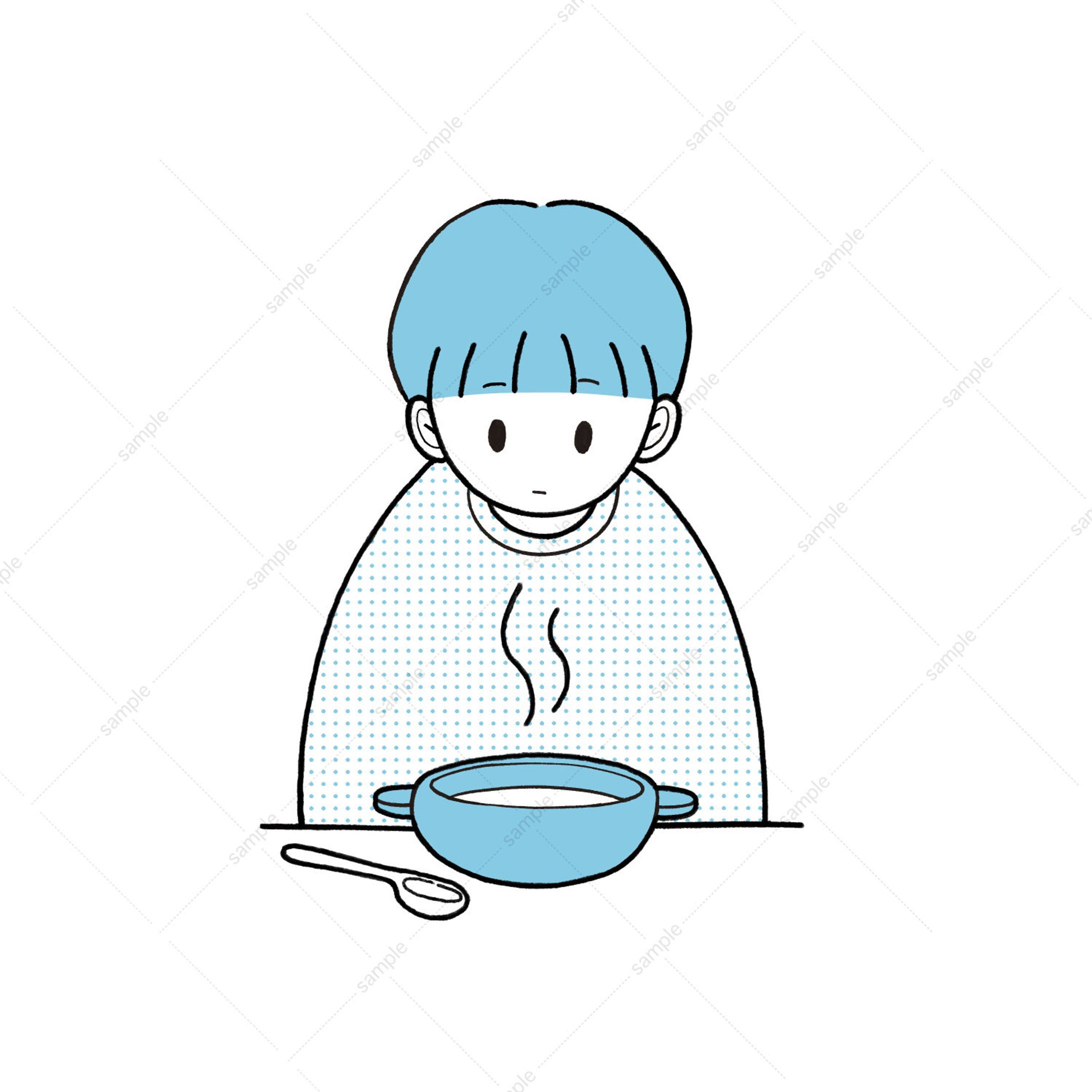 人物カットイラスト｜生活-1