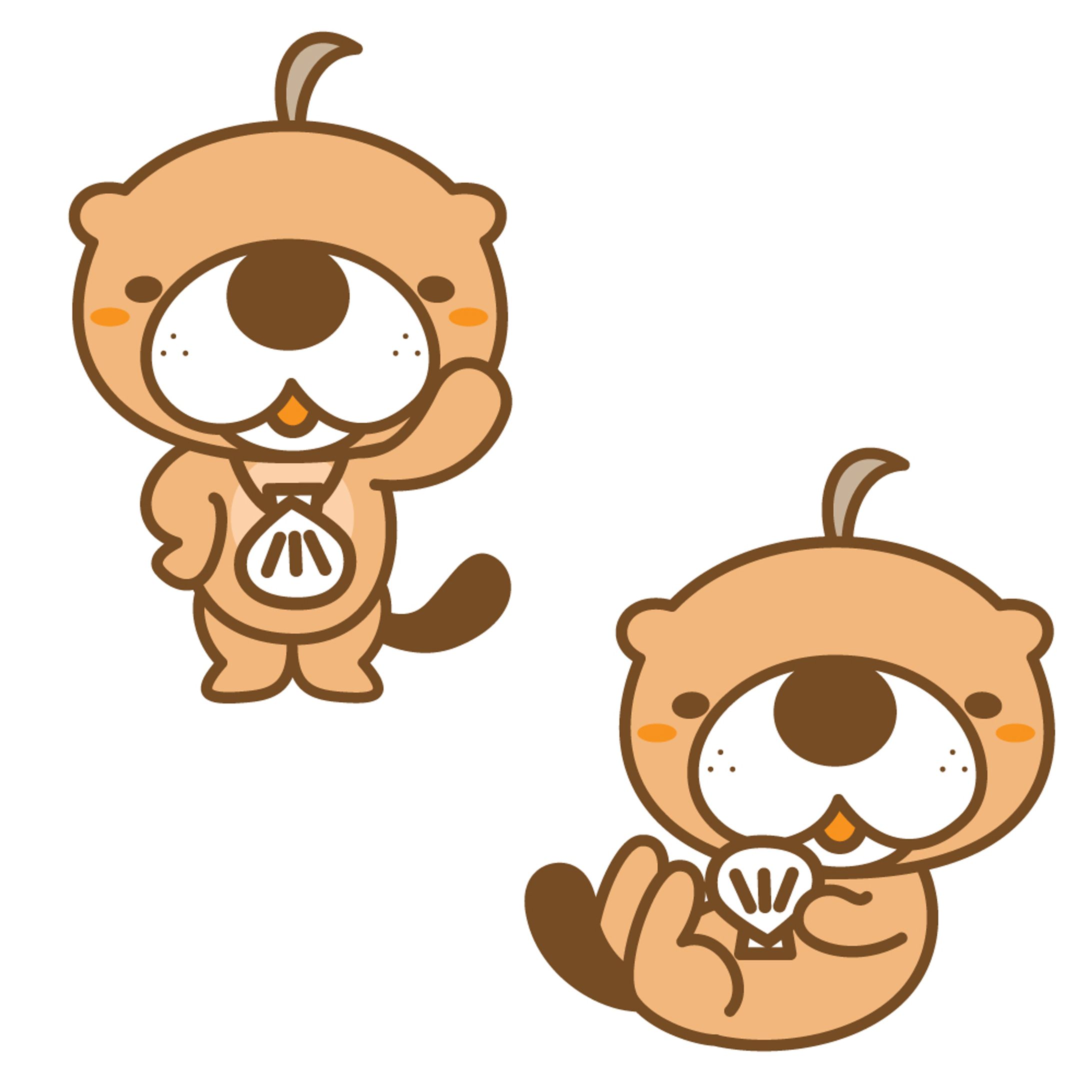 ゆるいラッコキャラの制作-1