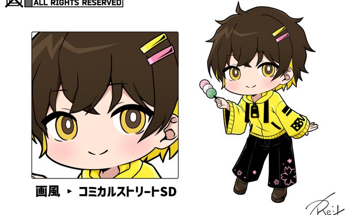 かず / デフォルメイラスト