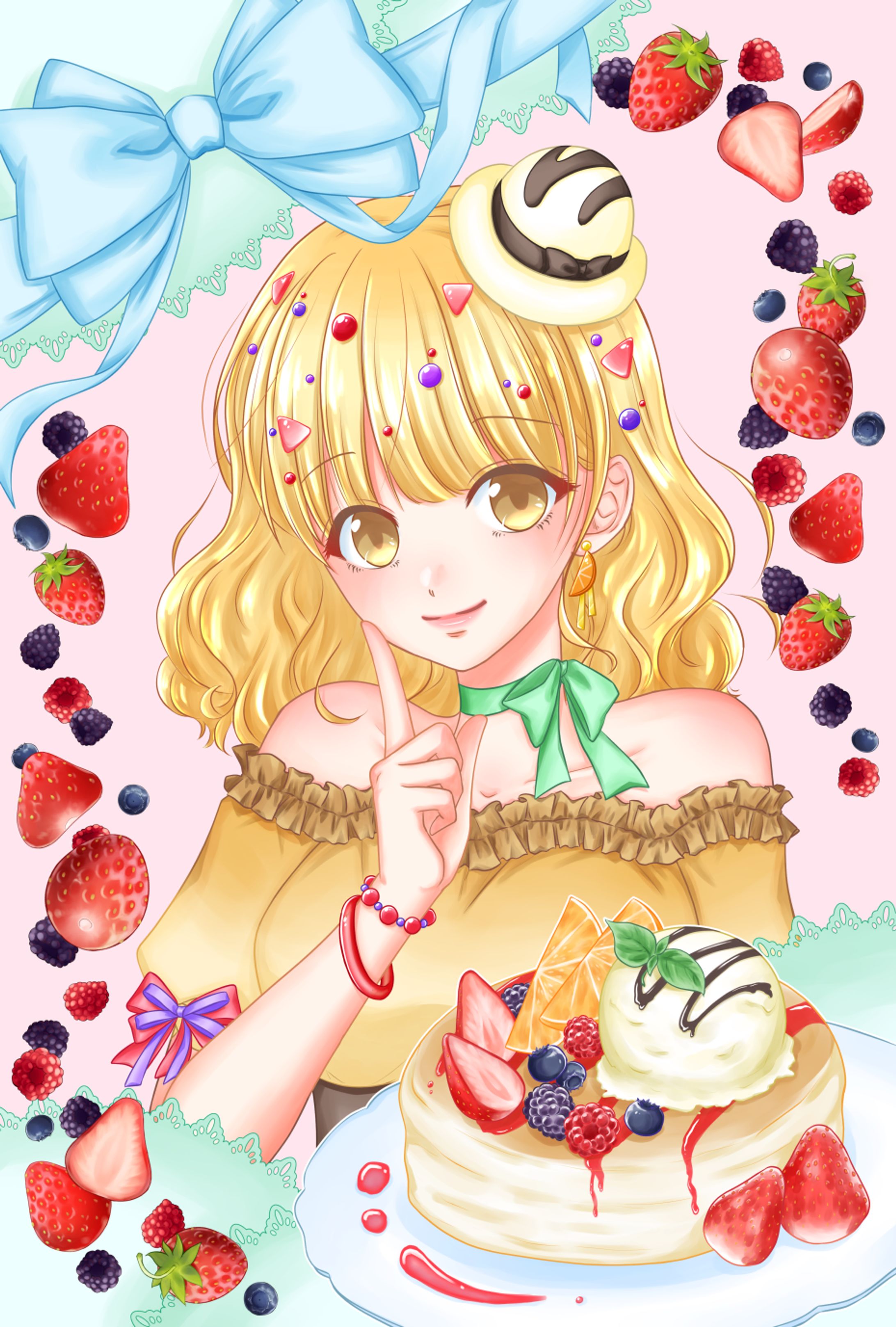 パンケーキ少女-1