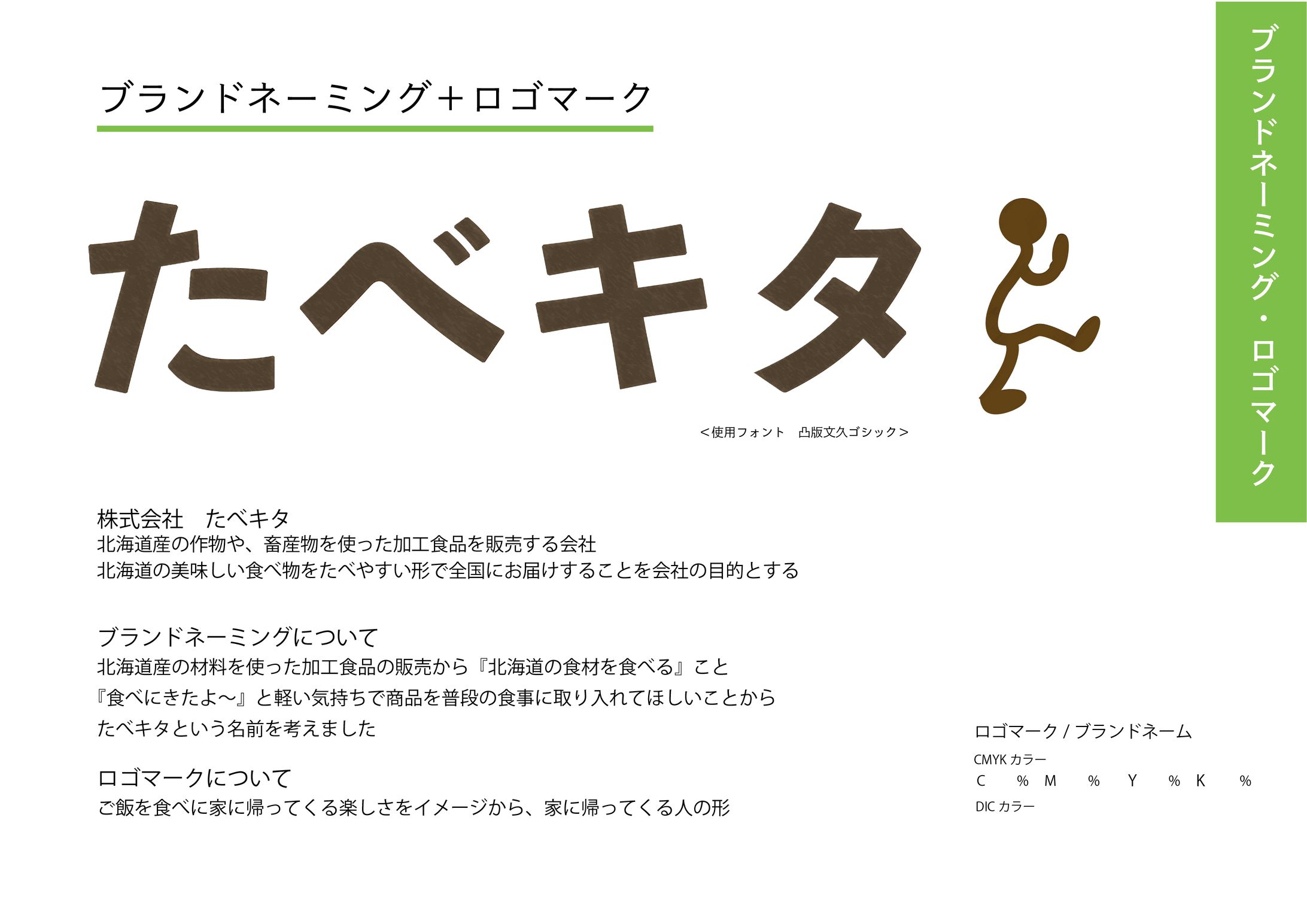 「たべキタ」商品企画・ロゴマーク-1
