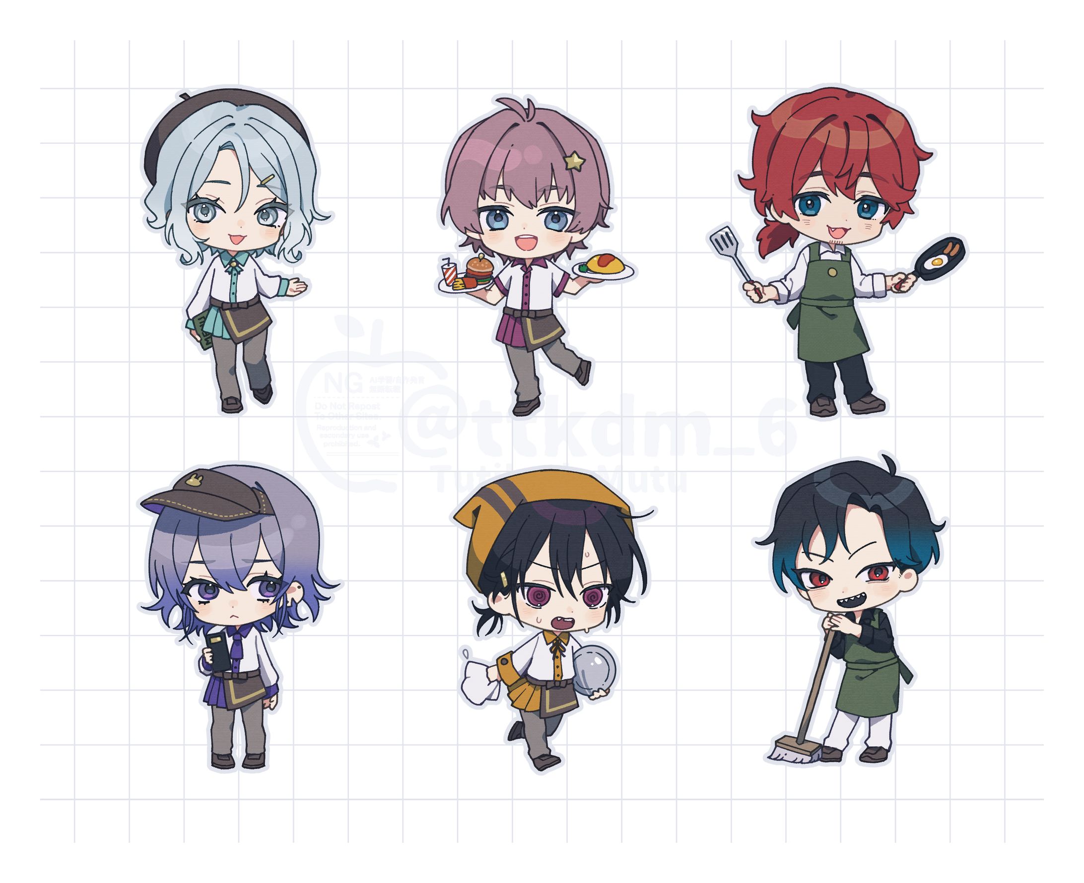 コラボカフェ風イラスト-1