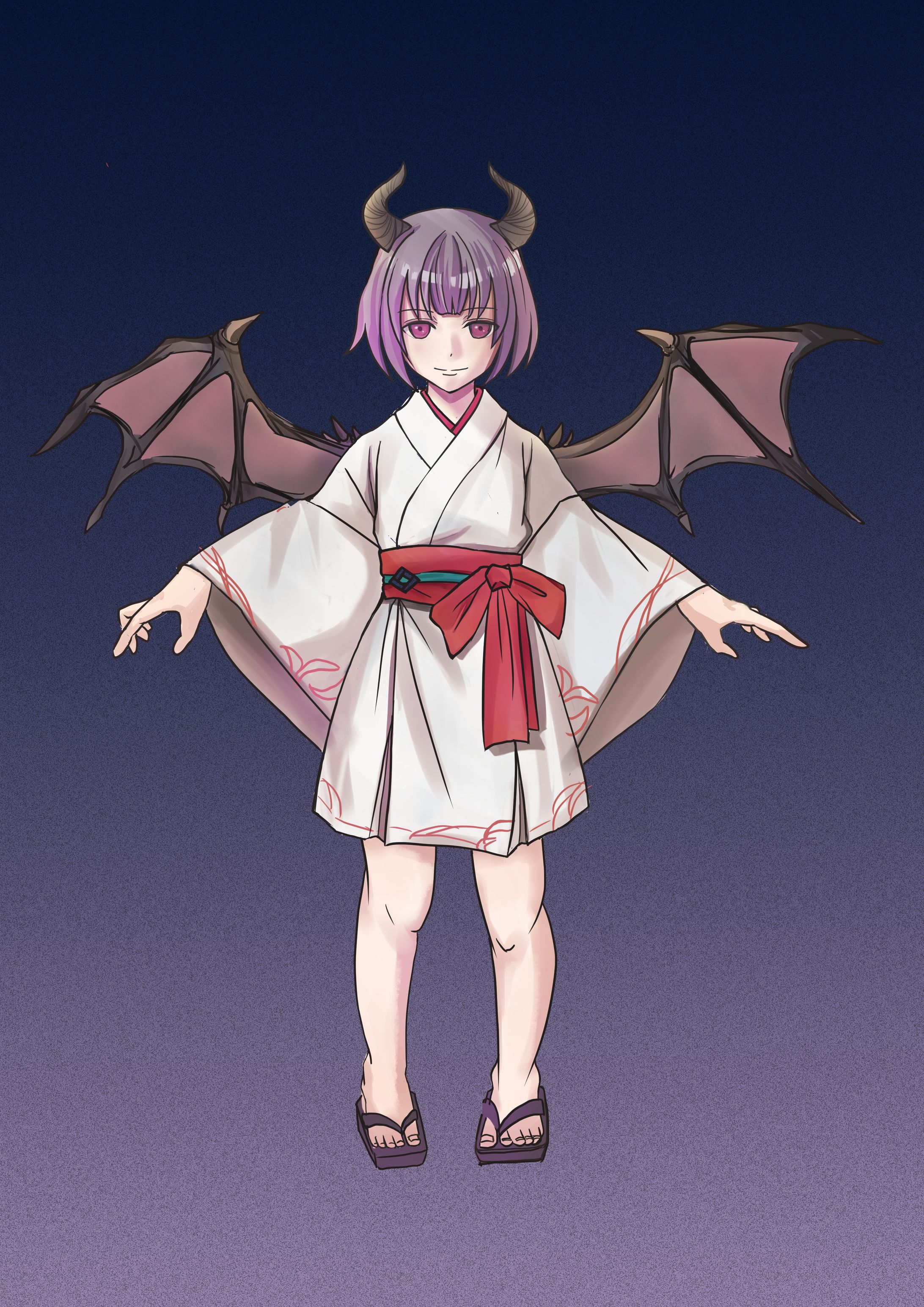 和風人外キャラクター立ち絵-1