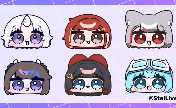 live2dイラスト、굿즈