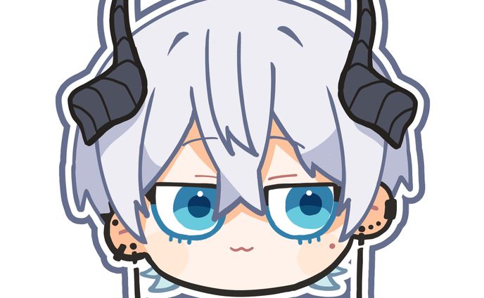 「顔だけもちもちイラスト」