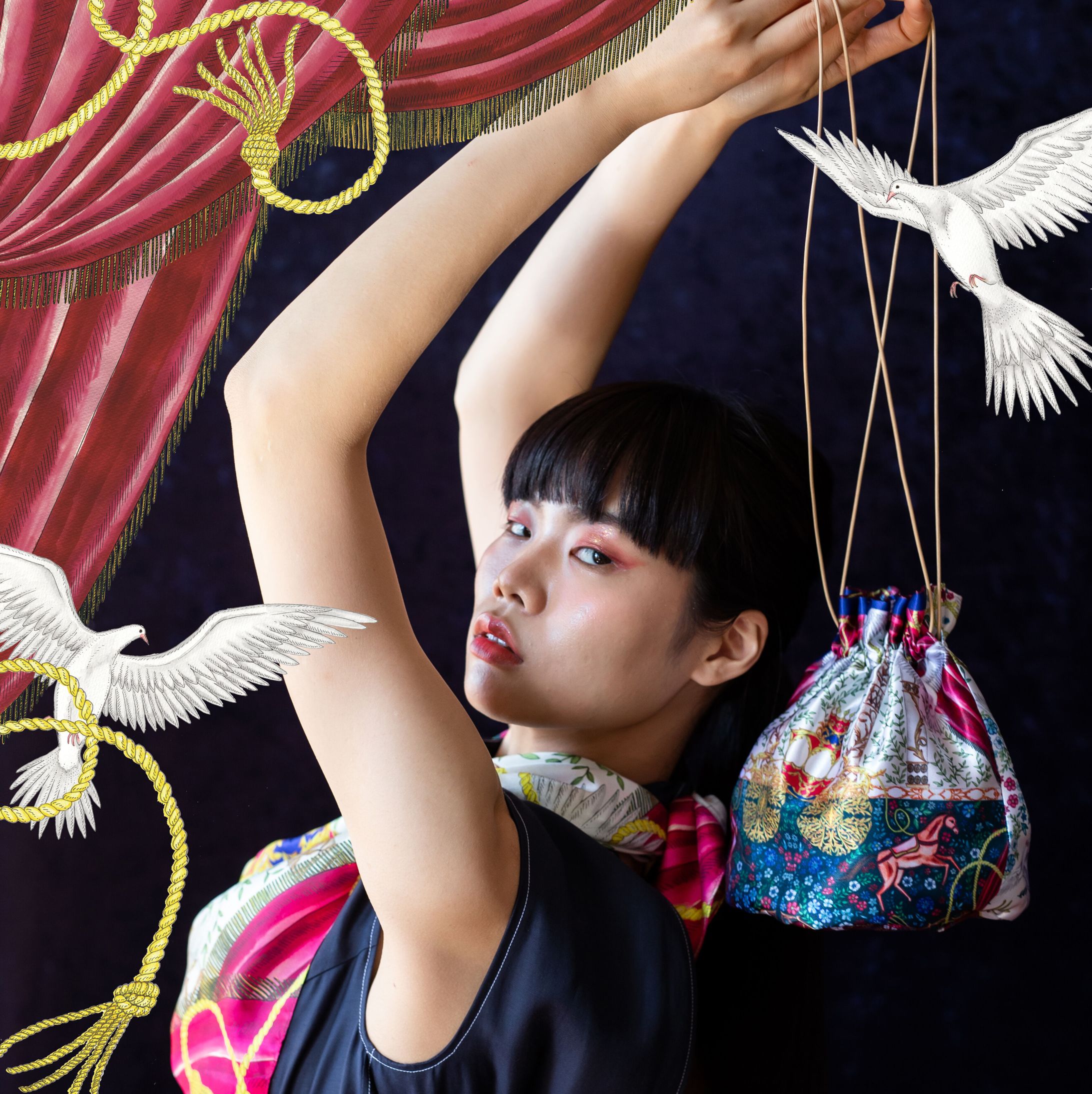 巾着バック-1