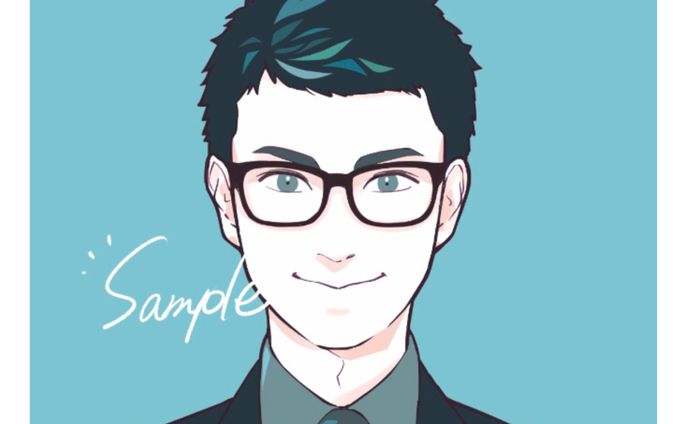 WORK│シンプル似顔絵