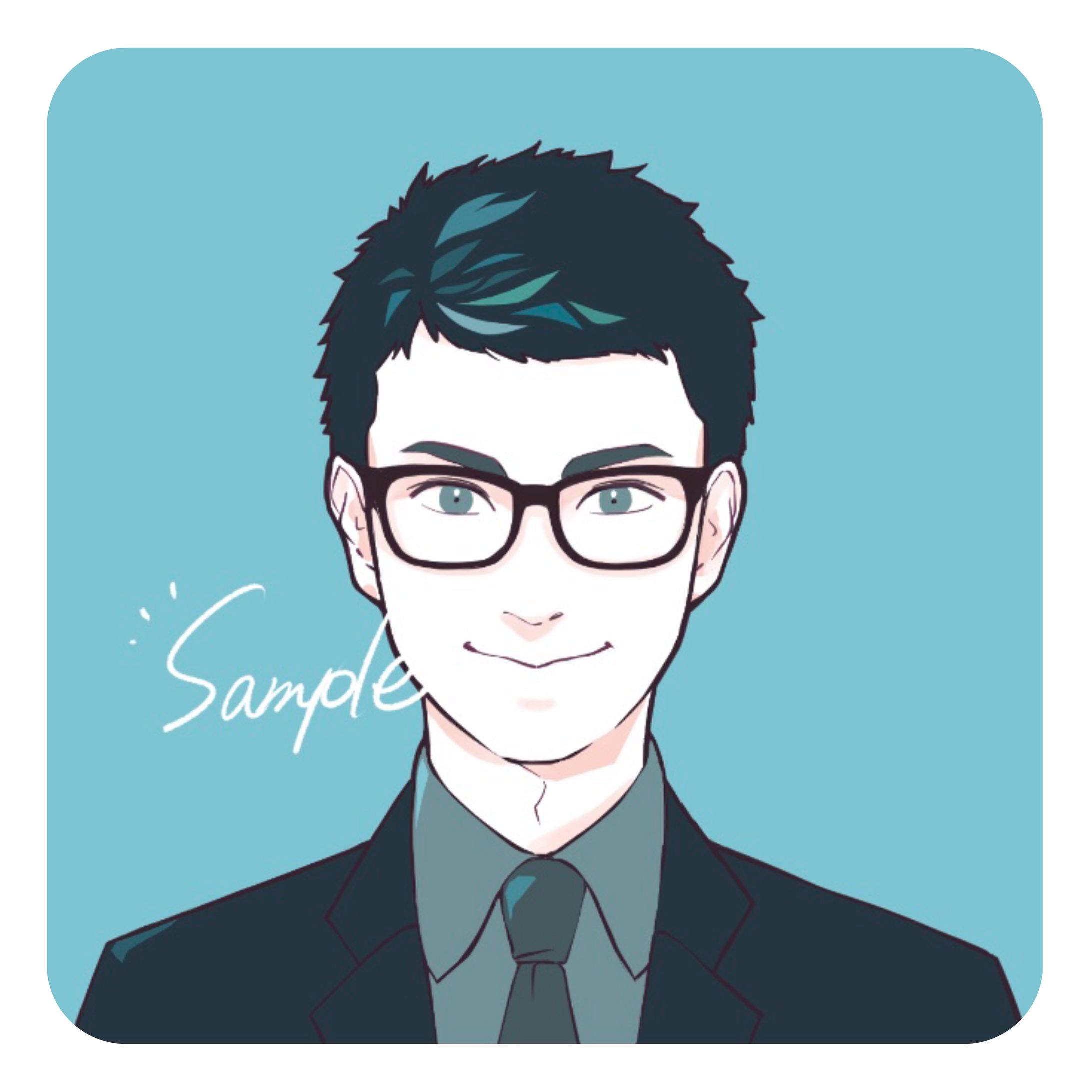 WORK│シンプル似顔絵-1