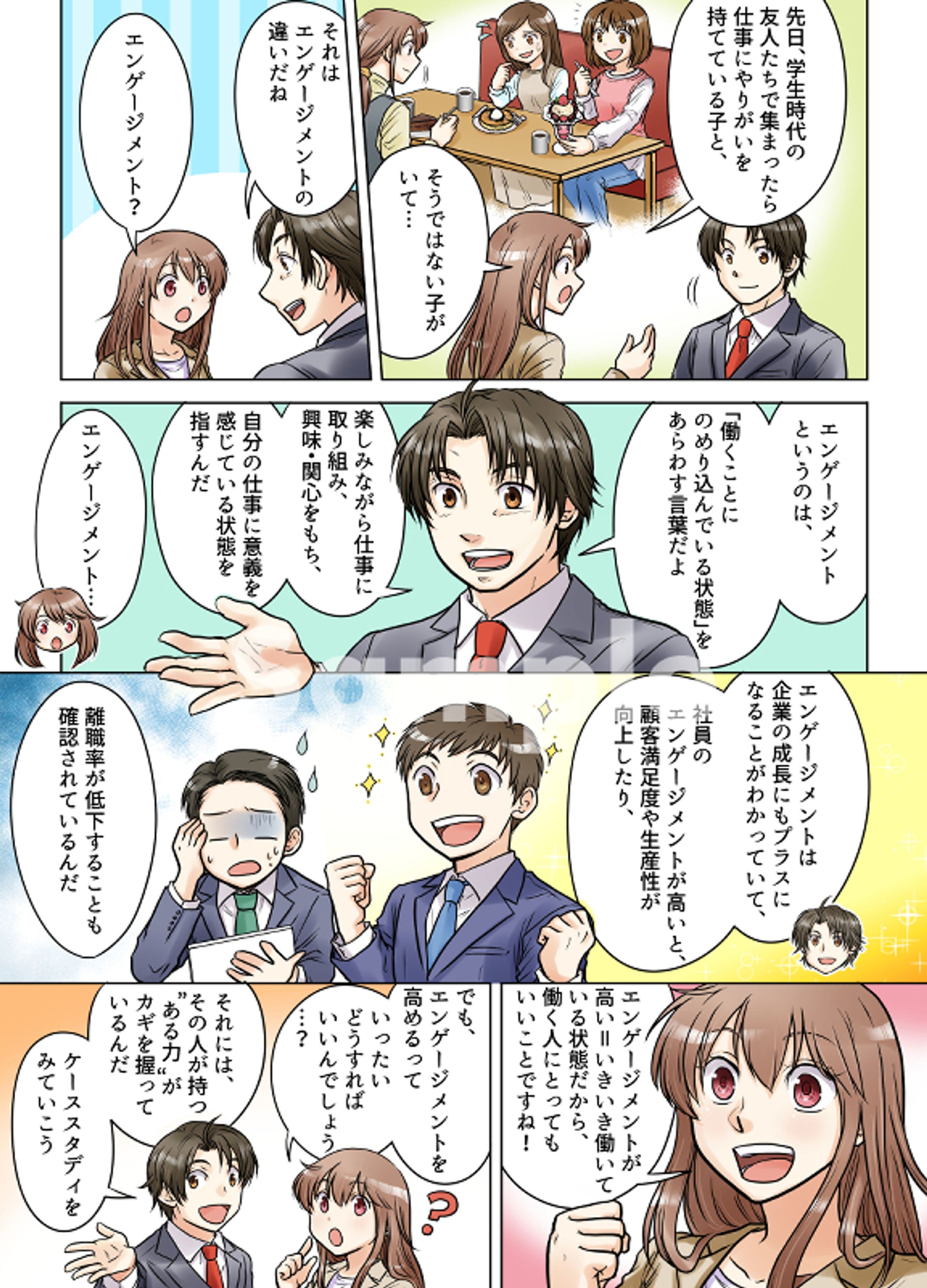 2023年『まんがでわかるコンピテンシー面接』Eラーニング漫画。ジョブ・クラフティング講座-1