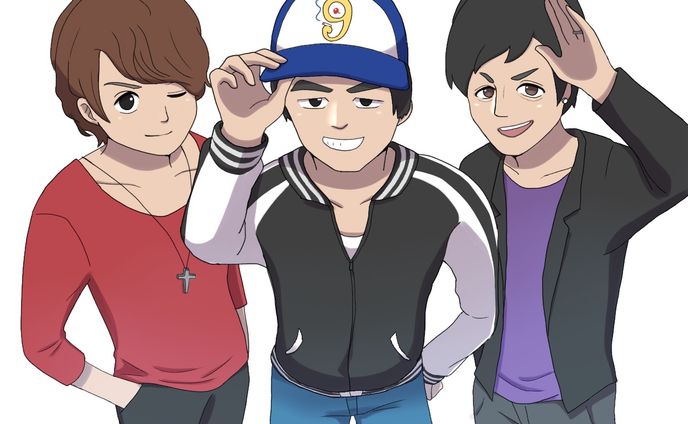 音楽バンド｢タール9｣様、宣伝用イラスト