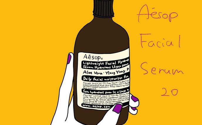 -
1:Aesop  Facial Serum20

好きな美容アイテムをイラストで。
オイルの入っていない美容液。
代わりにアロエベラが入ってるんですって。
毛穴がきゅっとしますよ。
唇に塗ると乾燥から回復。
イソップに行くと、
店員のお兄さんのお言葉に
自分の女子力の低さを痛感させられちゃう笑

#aesop #aēsop #facialserum #beautyillustration #cosmeticsaddict #australiancosmetics #aroma #イソップ #スキンケアマニア #美容液 #デパコス #ベストコスメ #基礎化粧品 #イラストレーター #雑誌 #ネイルデザイン #アロマ #アロエベラ #コスメレビュー #cosmeticellie