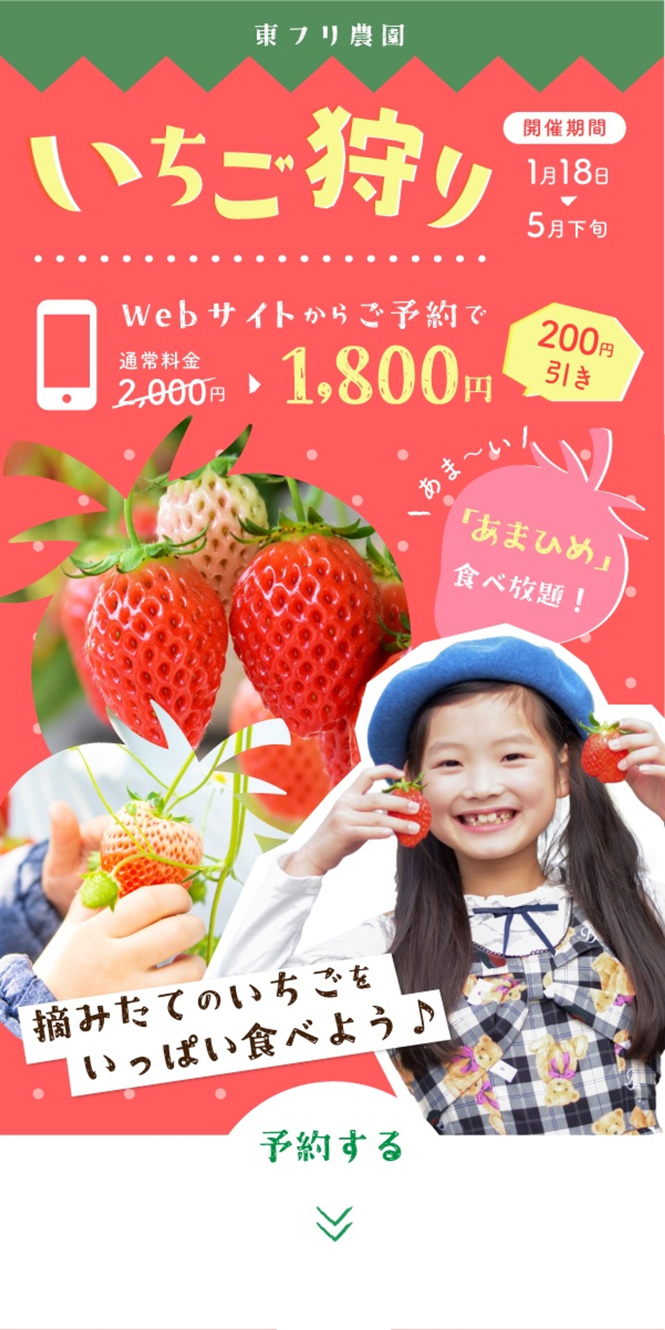 いちご狩り　インスタ広告-1
