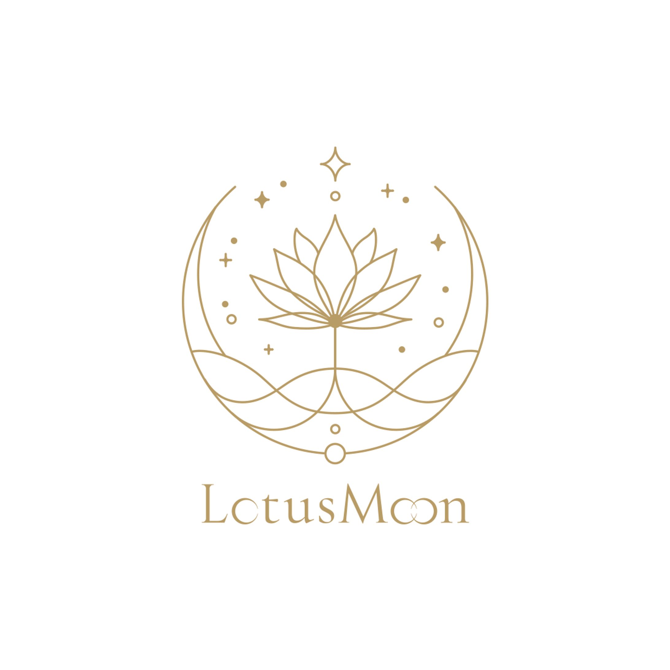 クリスタルサウンド LotusMoon ｜ロゴデザイン-1