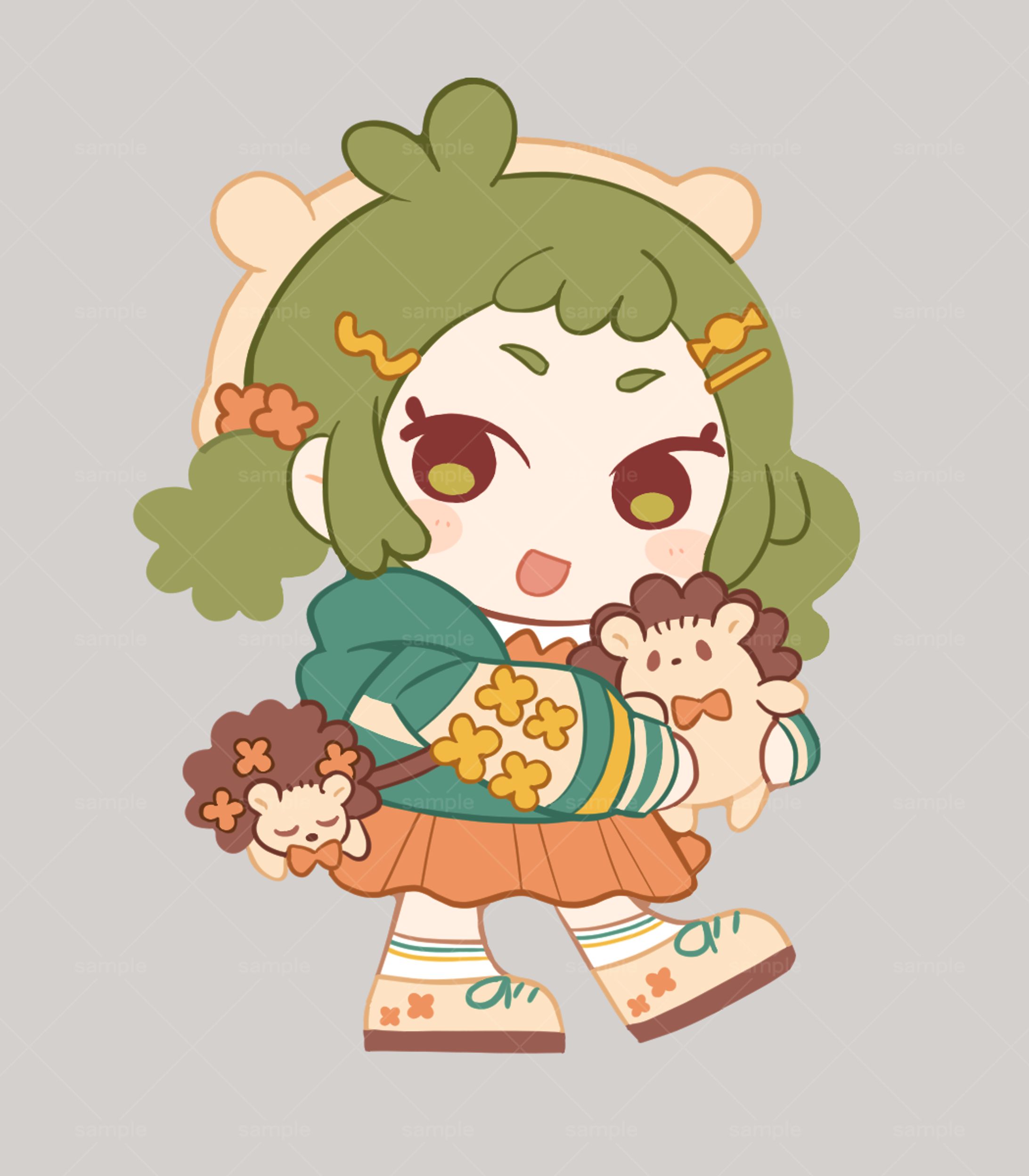 個人制作 アクリルスタンド(ふちなし)【グッズデザイン】-1