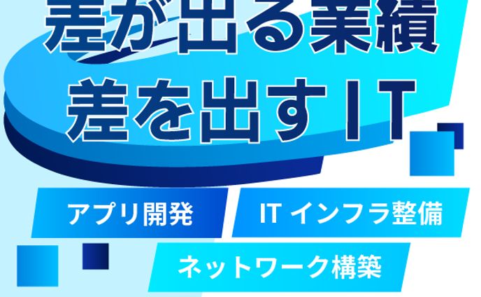 習作：架空のWeb系サービスのバナー（グーグル出稿用正方形）
