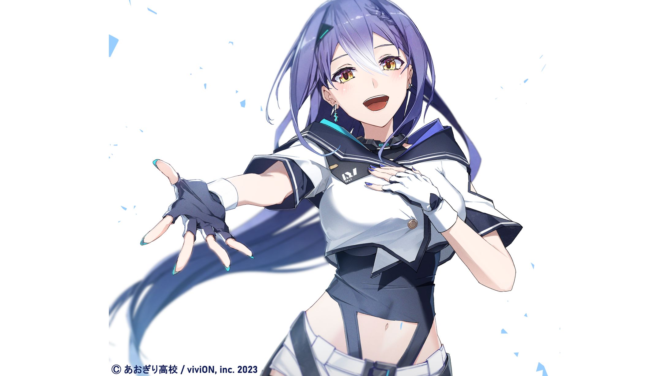 あおぎり高校所属 エトラ様 「CatchTheMoment」歌ってみたMVイラスト-1