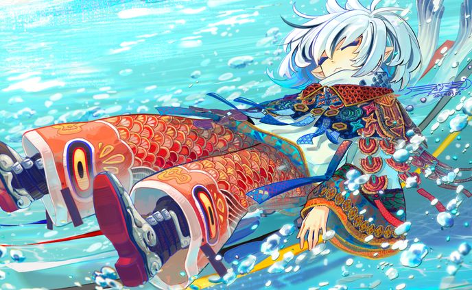 あたたかな水流に身を任せて
