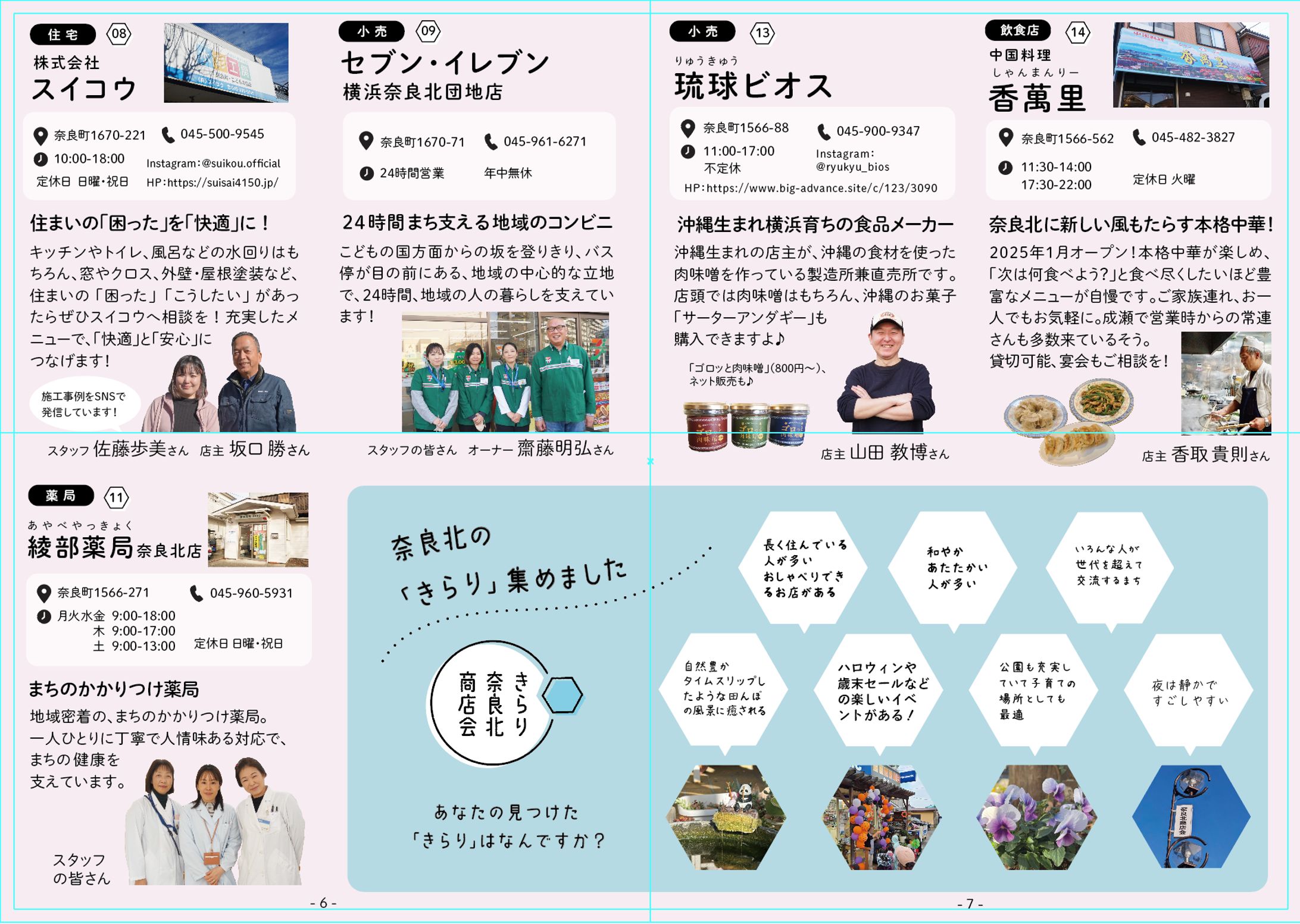 認定NPO法人森ノオト｜奈良北商店会紹介パンフレット