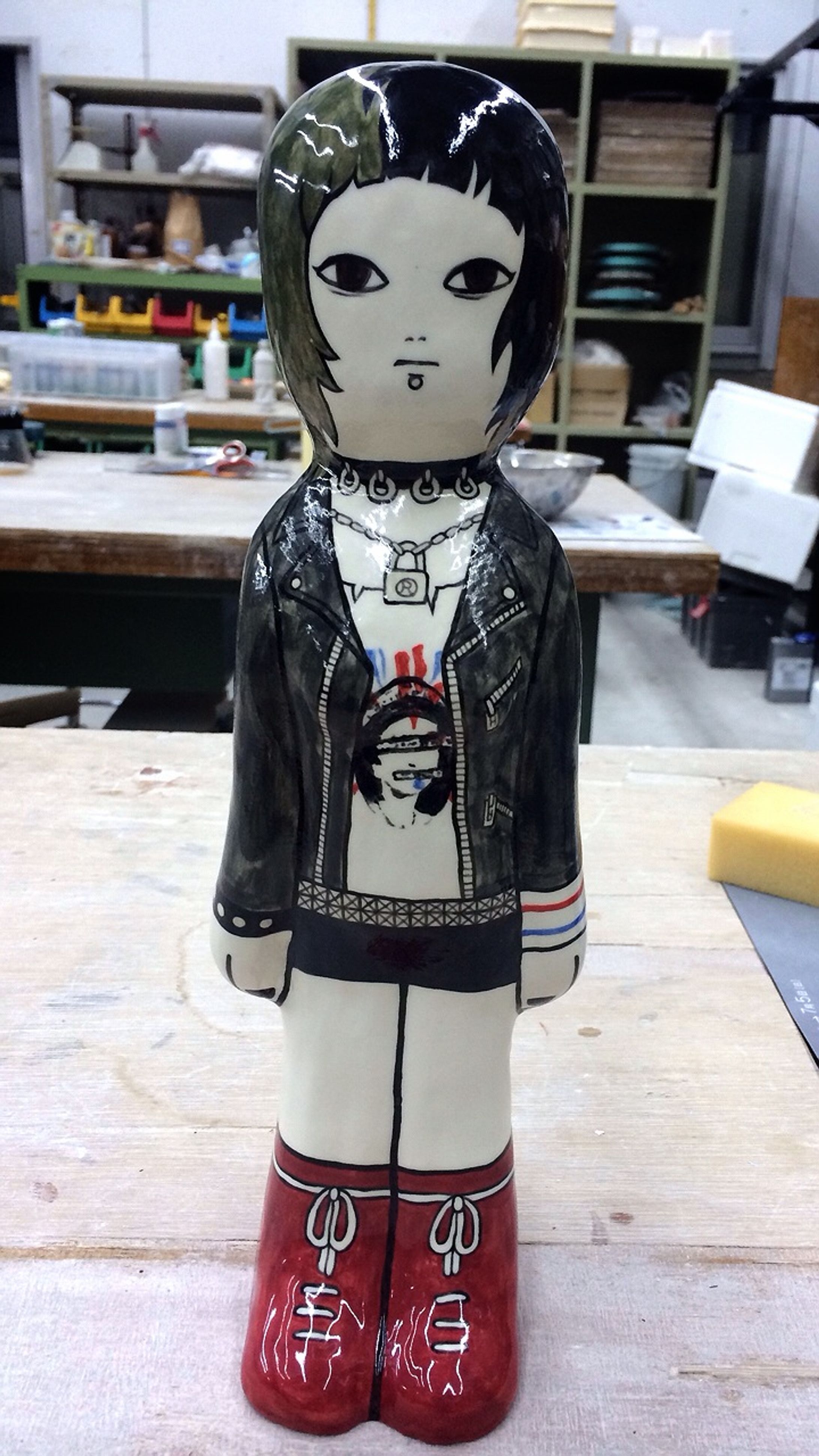 Ceramic doll/パンクスガール-1