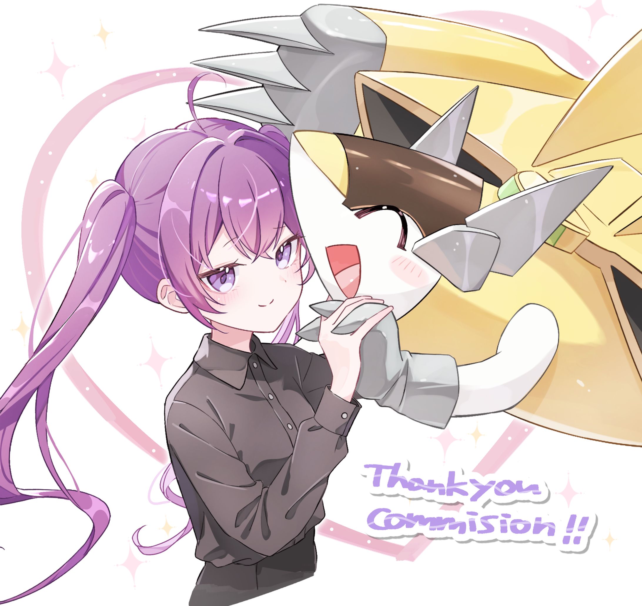 アイコン用イラスト(OC&スパロウモン)-1