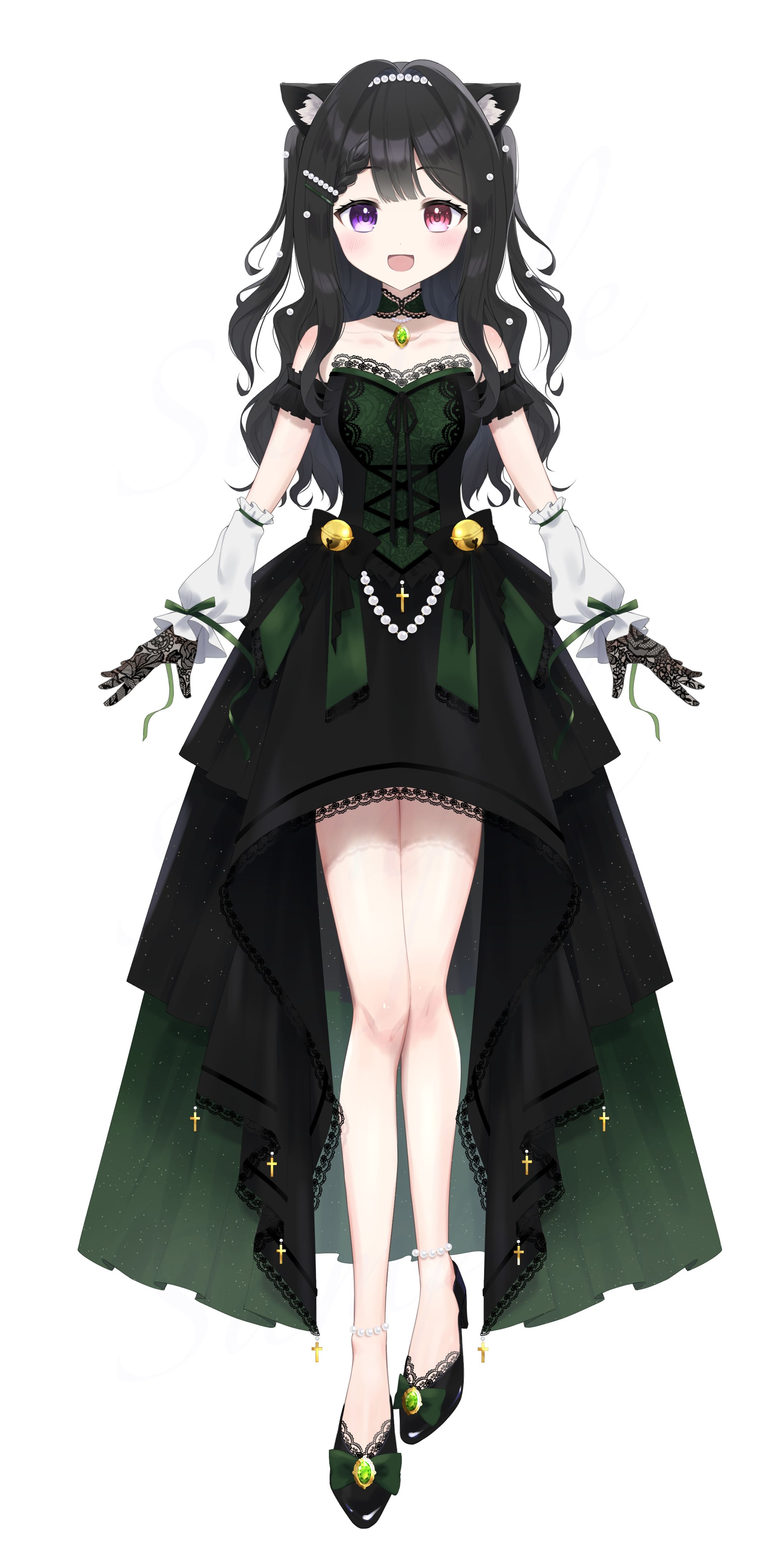 RoLiA CoCo様 新衣装デザイン・立ち絵【ハフアニ記念衣装】-1