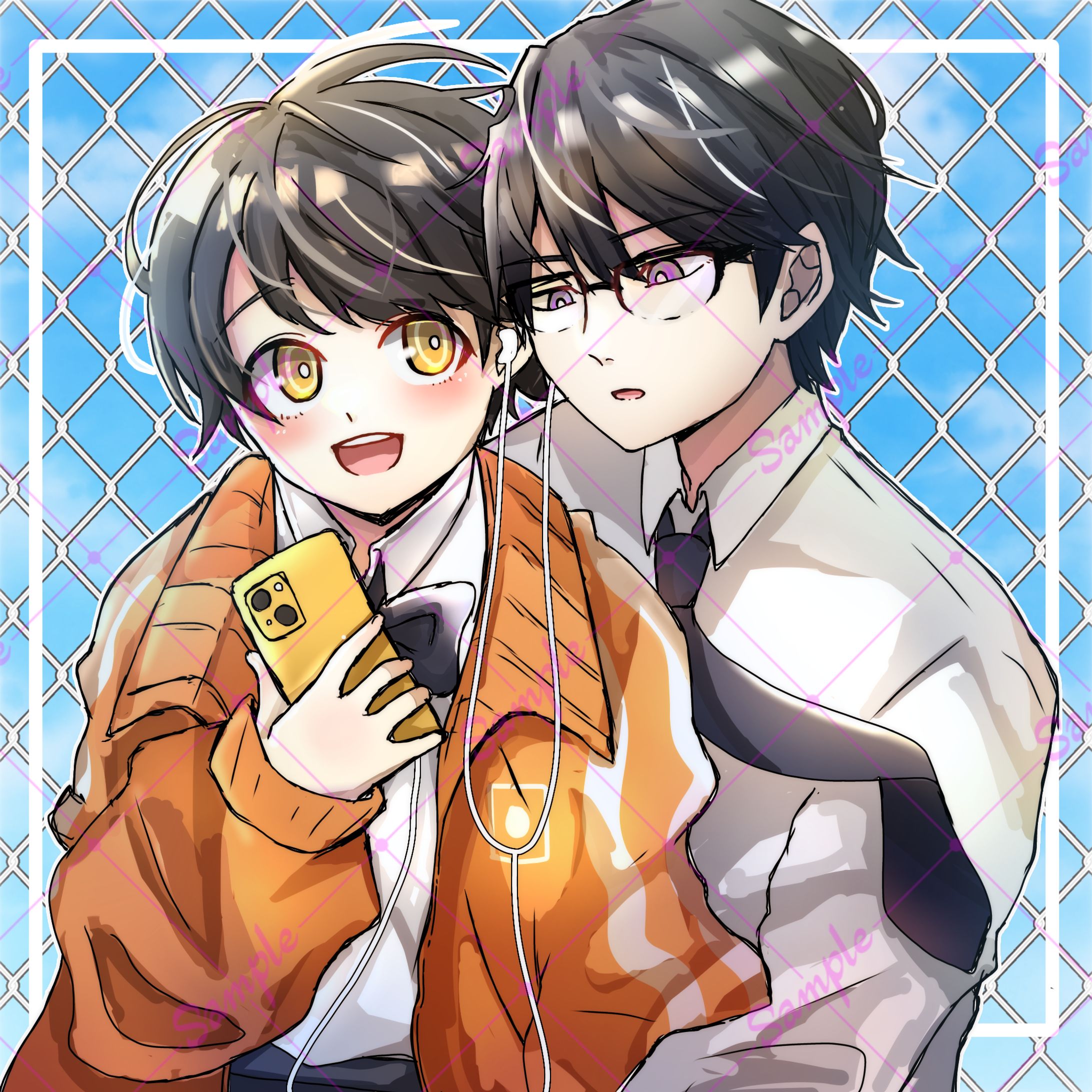 カラーラフイラスト【依頼】-1