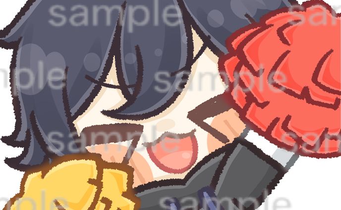 【不憫なはつきさん】スタンプイラスト【配信者さん】