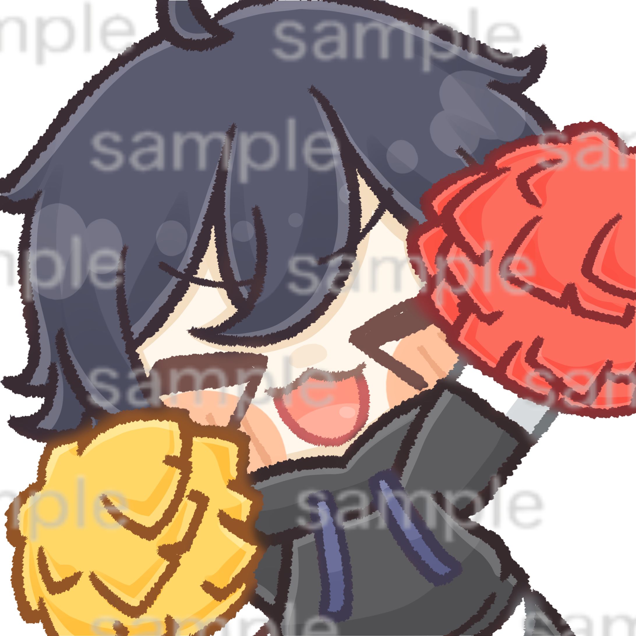 【不憫なはつきさん】スタンプイラスト【配信者さん】-1