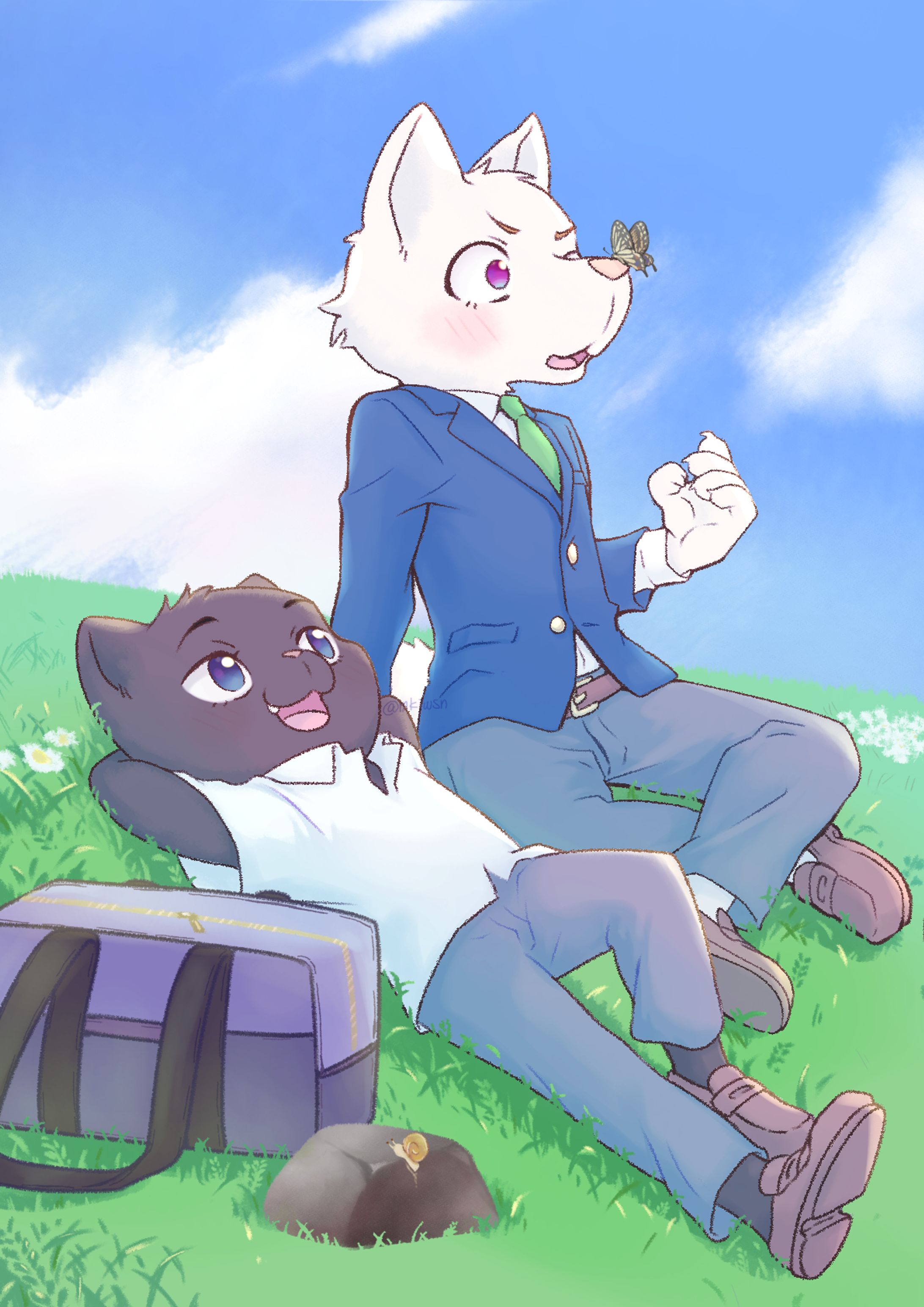 河川敷にて-1