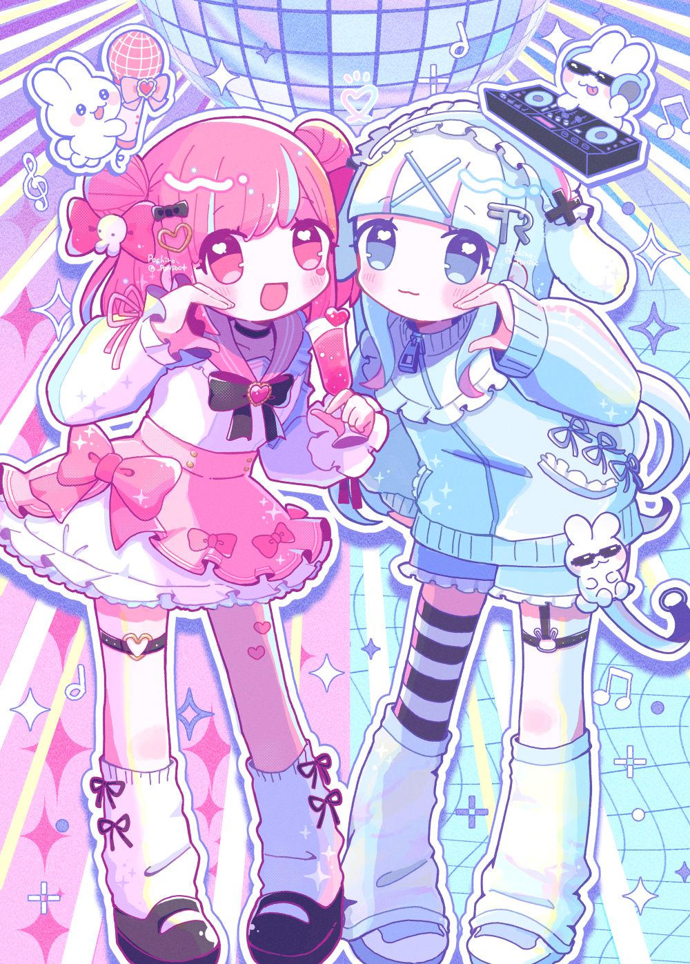 お仕事】TVアニメ「新しい上司はど天然」グッズSDイラスト