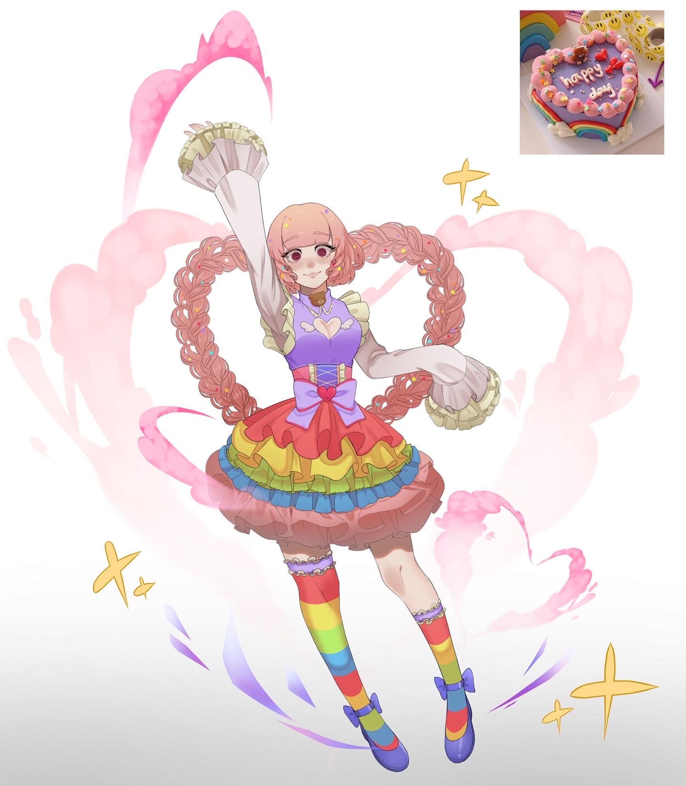 学校課題 スイーツから魔法少女-1