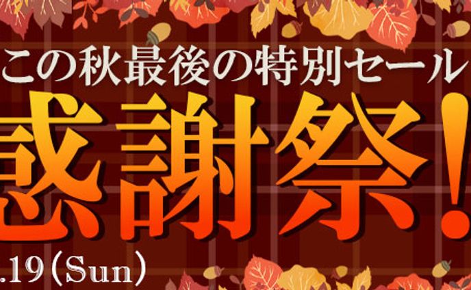 秋セールバナー