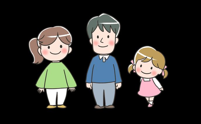 シンプルデフォルメ人物サンプル