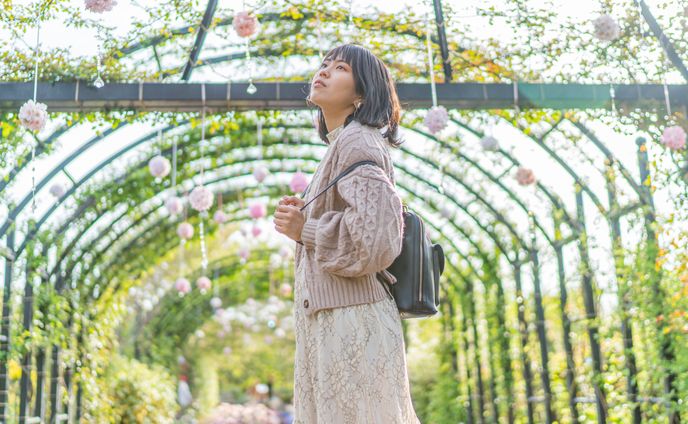 【写真】屋外ポートレート撮影