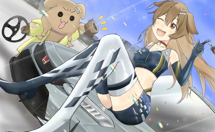 イラスト33(ホロライブファンアート：戌神ころね)