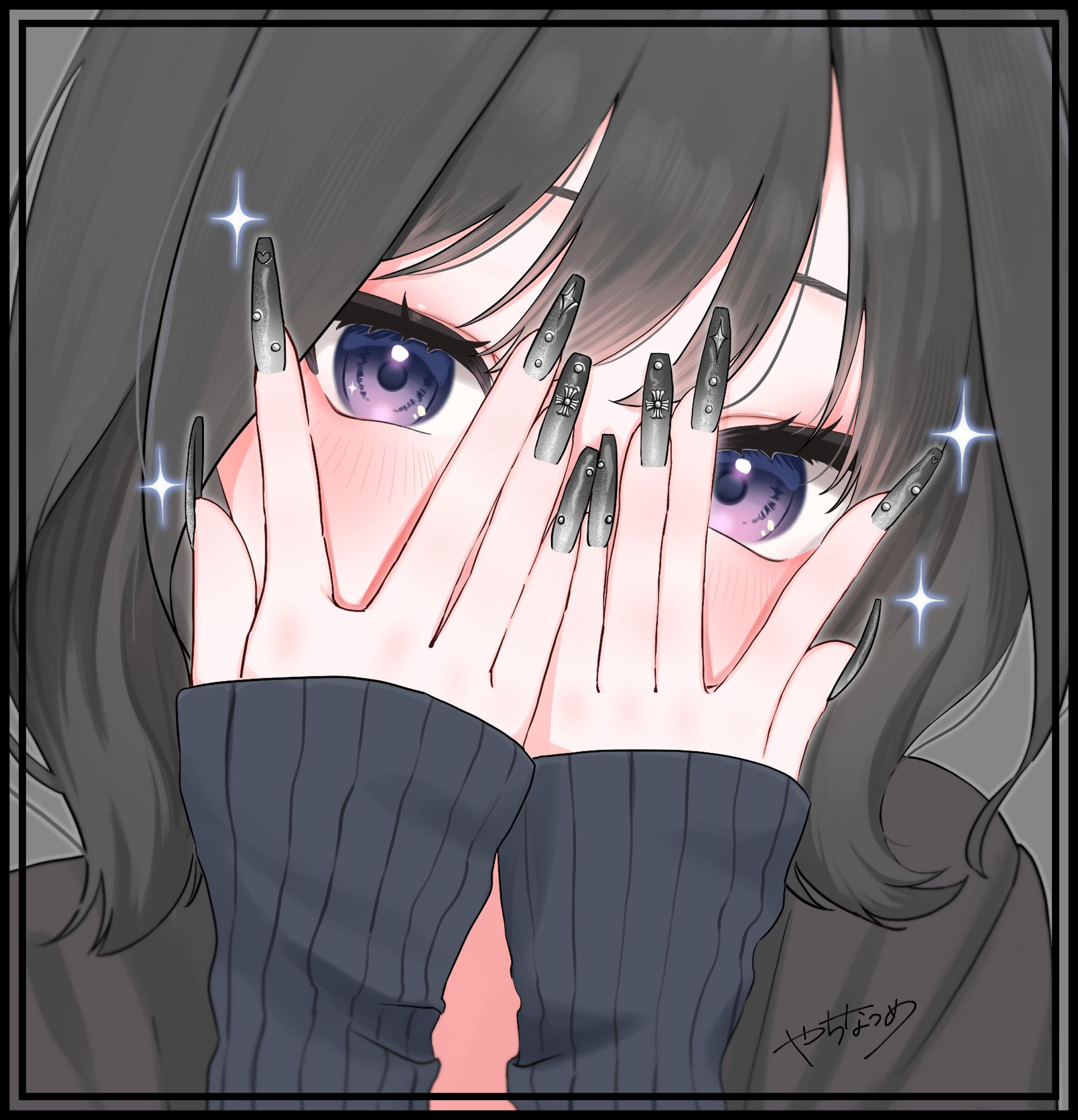 ネイル変えたの見て見て-1