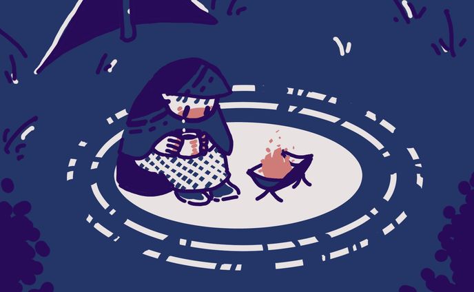 イラスト（青）