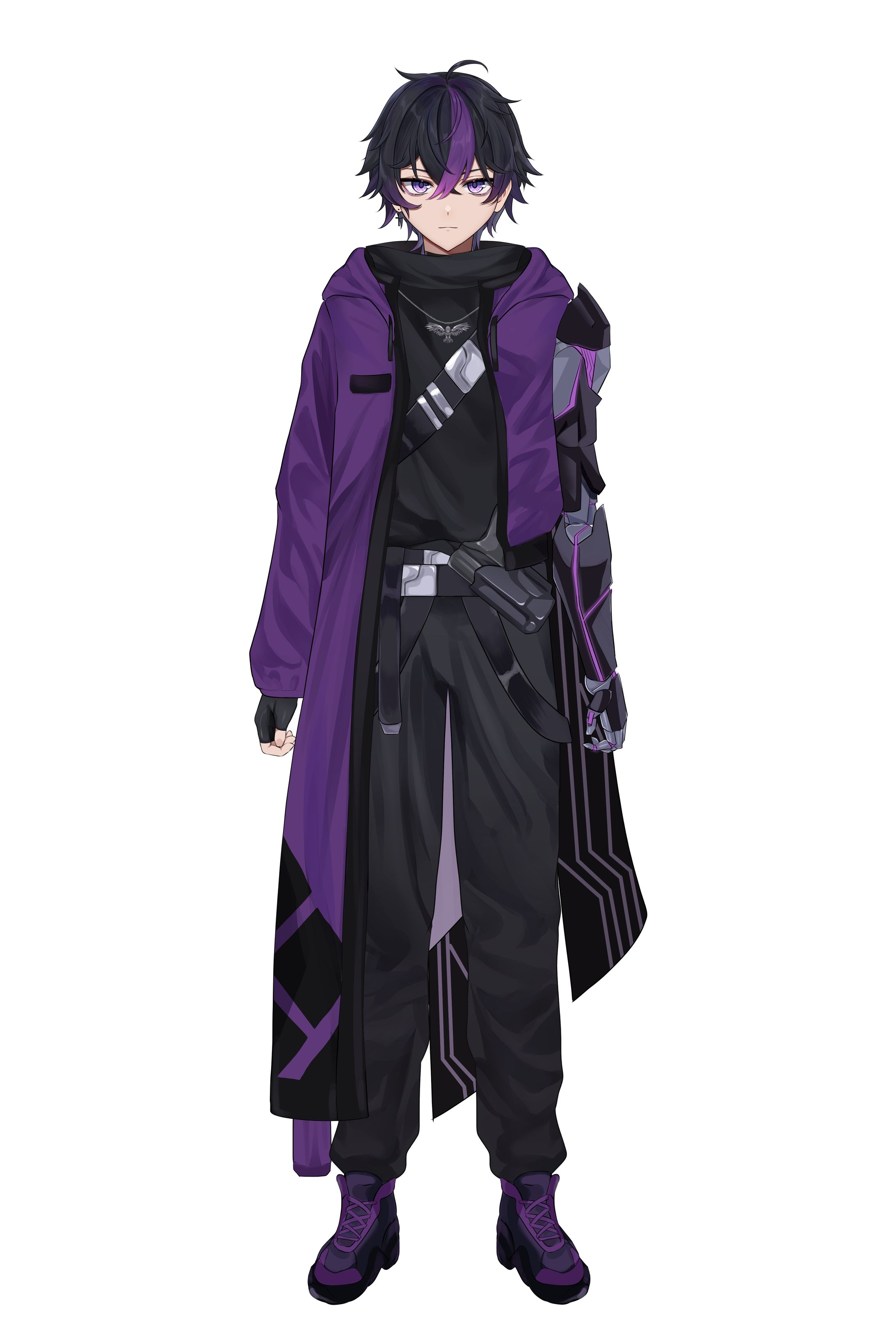 鴉月蘭世 様　live2d対応モデル-1