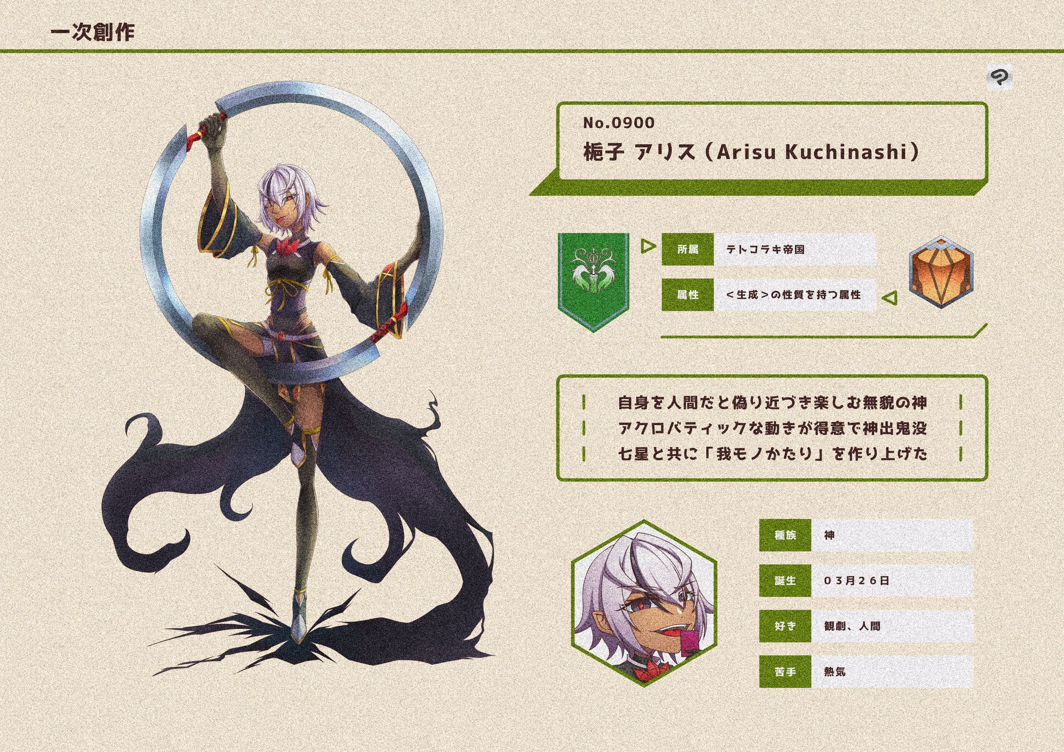 【我モノかたり】梔子アリス-1