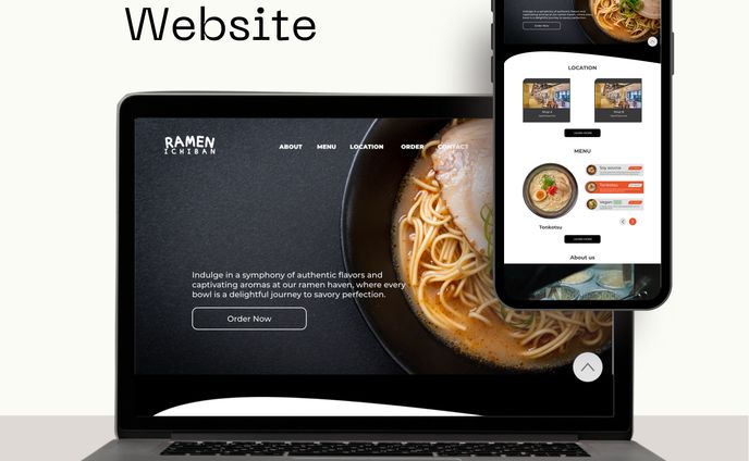 Ramen Shop Website 