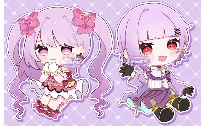 【ご依頼】活動用イラスト💜☪️