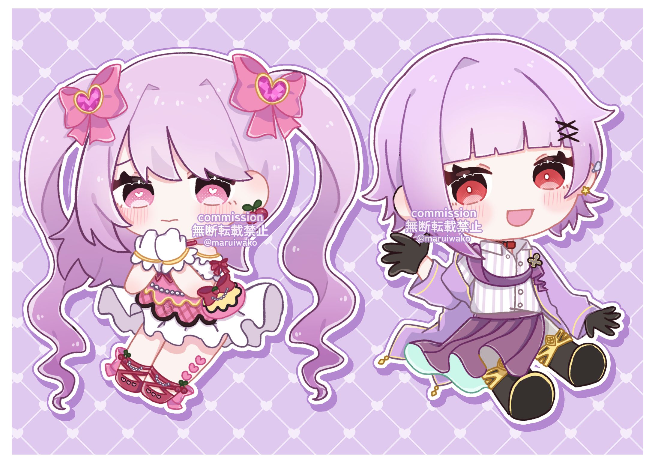 【ご依頼】活動用イラスト💜☪️-1