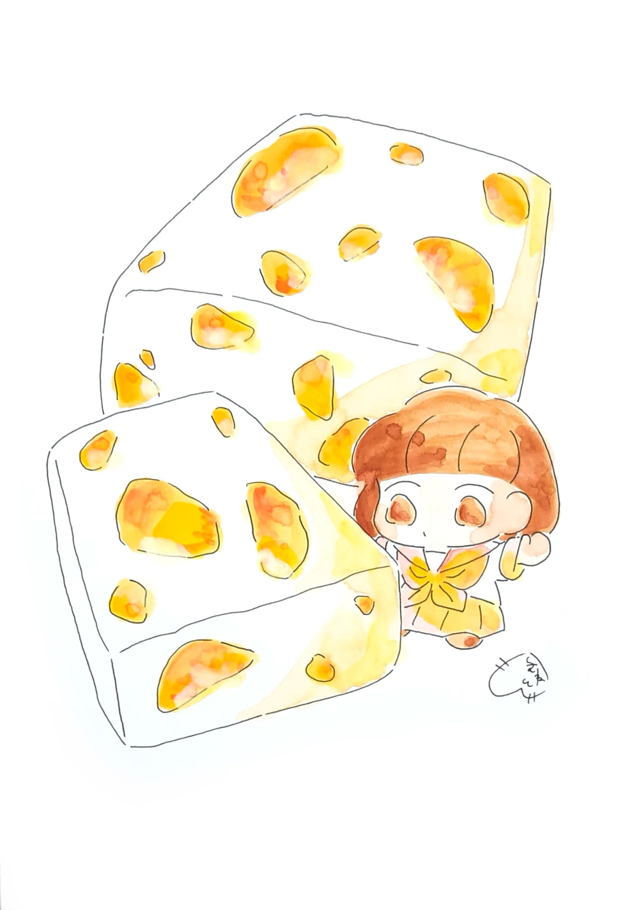 みかんの牛乳寒天-1