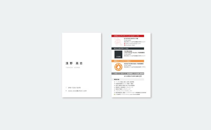 複数事業家 名刺