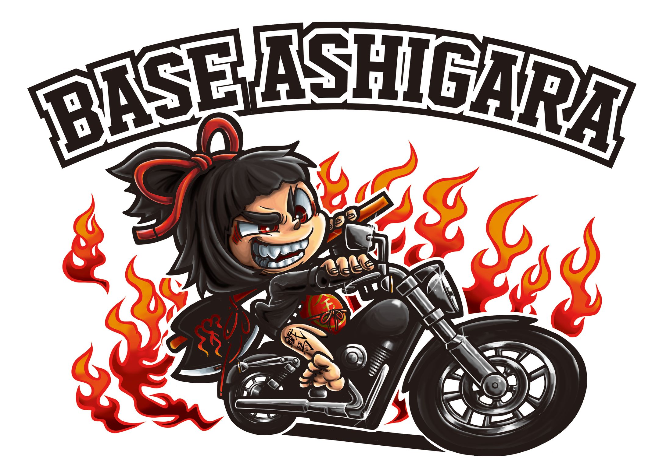 バイクチームイラスト-1